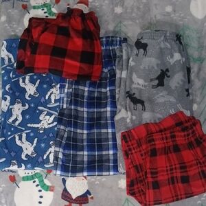 Boys XL (14/16) Pajama Pant Bundle Of 5